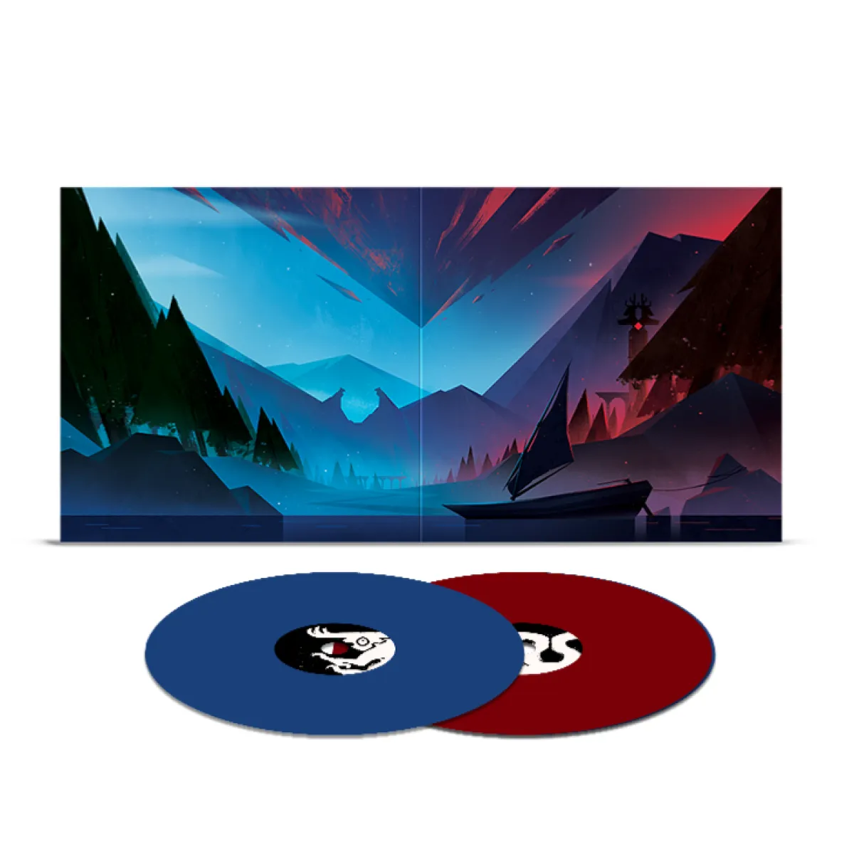 iam8bit The Pathless OST vinyles Rouge & Bleu - 2LP