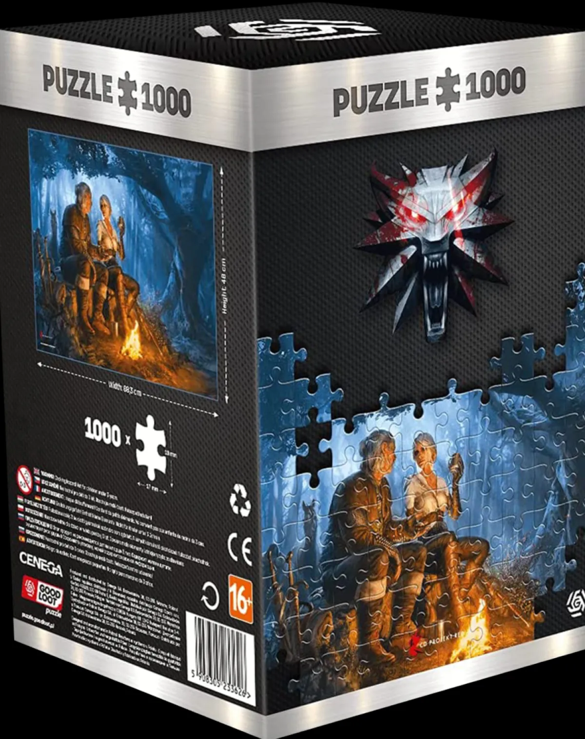 CENEGA The Witcher: Journey of Ciri Puzzle 1000 pièces