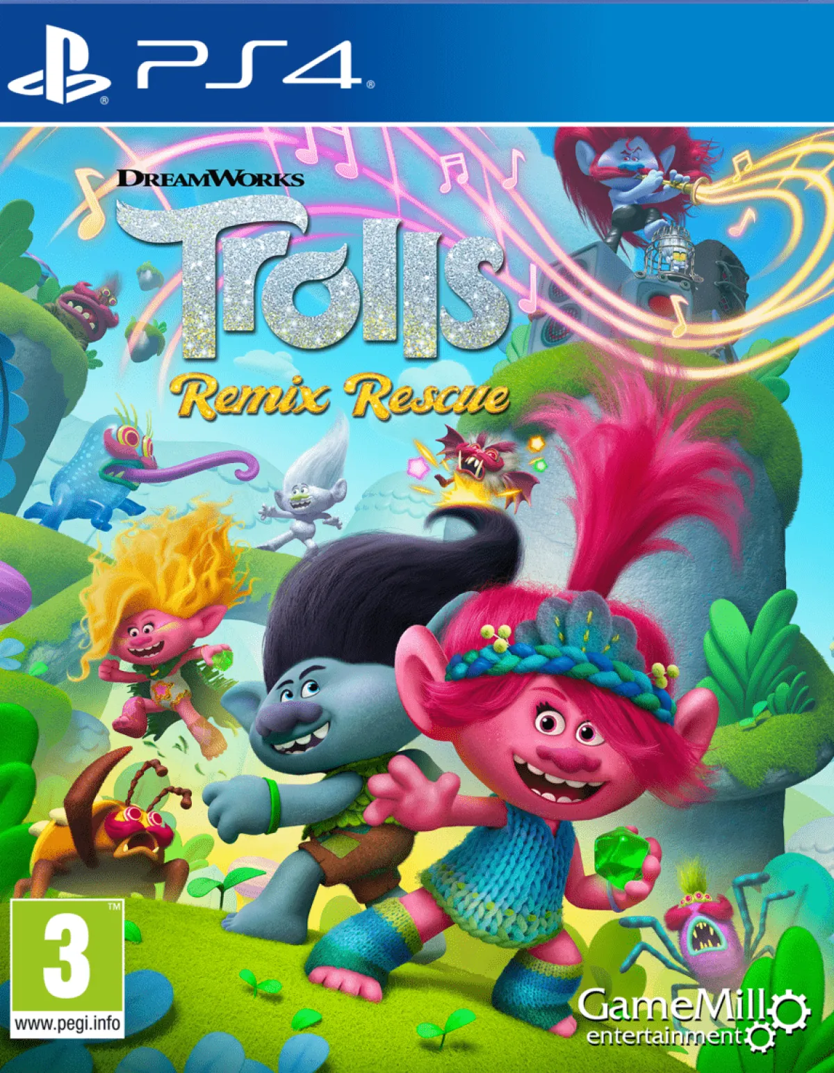 GAMEMILL Trolls Remix Rescue PS4