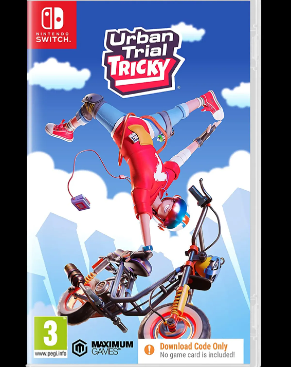 Maximum Entertainment Urban Trial Tricky Nintendo SWITCH (Code de téléchargement)