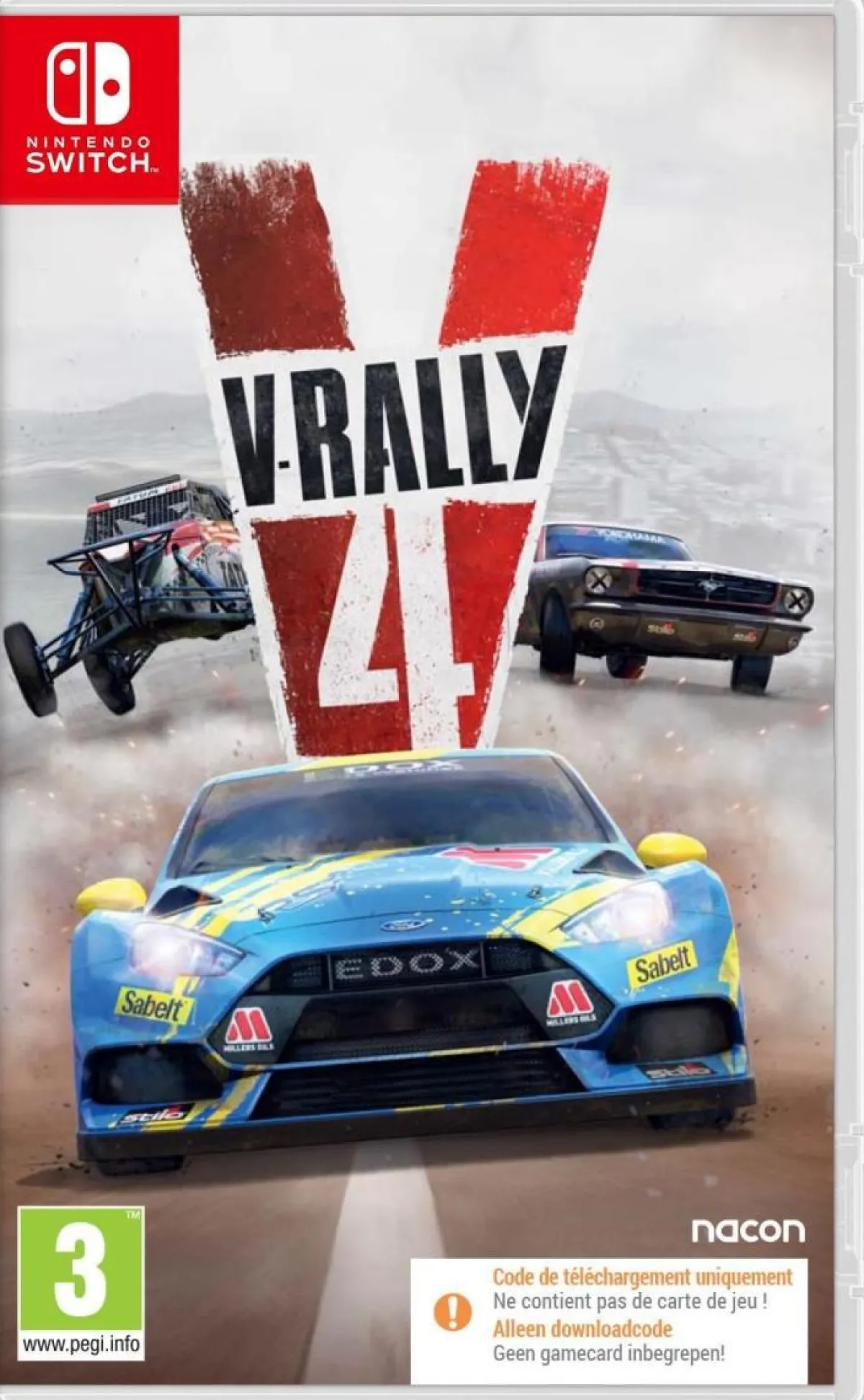 NACON V-Rally 4 Nintendo SWITCH (Code de téléchargement)