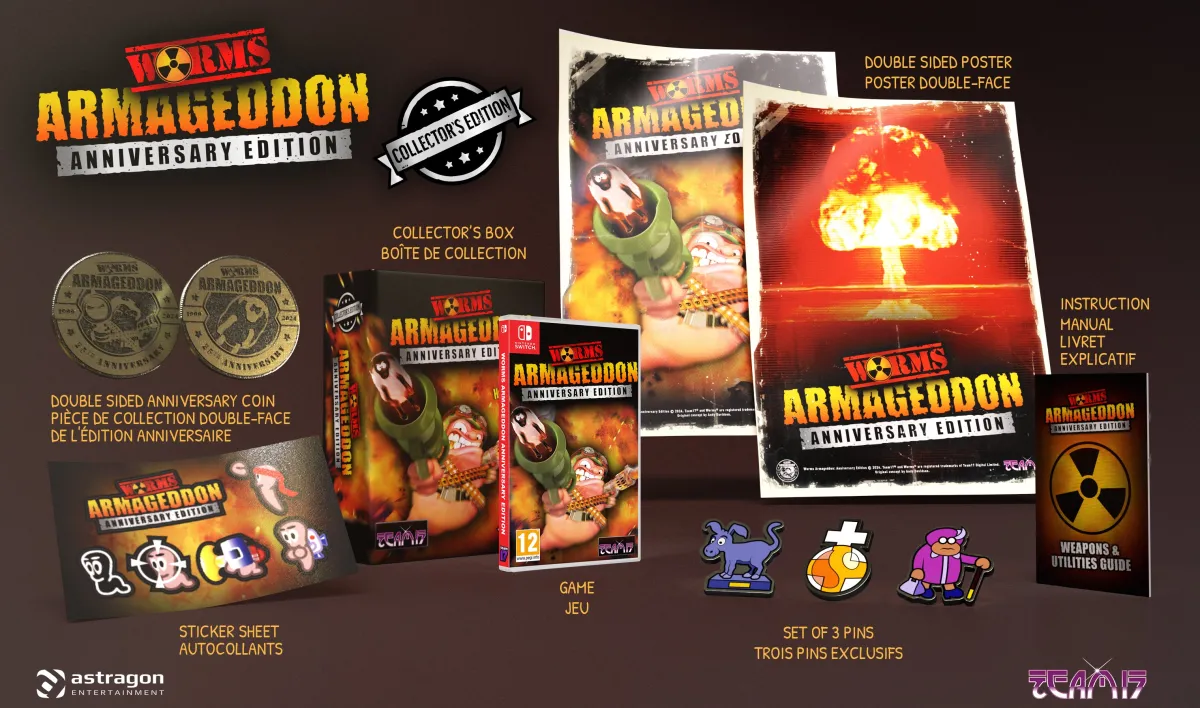 Team 17 Worms Armageddon Anniversary Collector's Edition Nintendo Switch