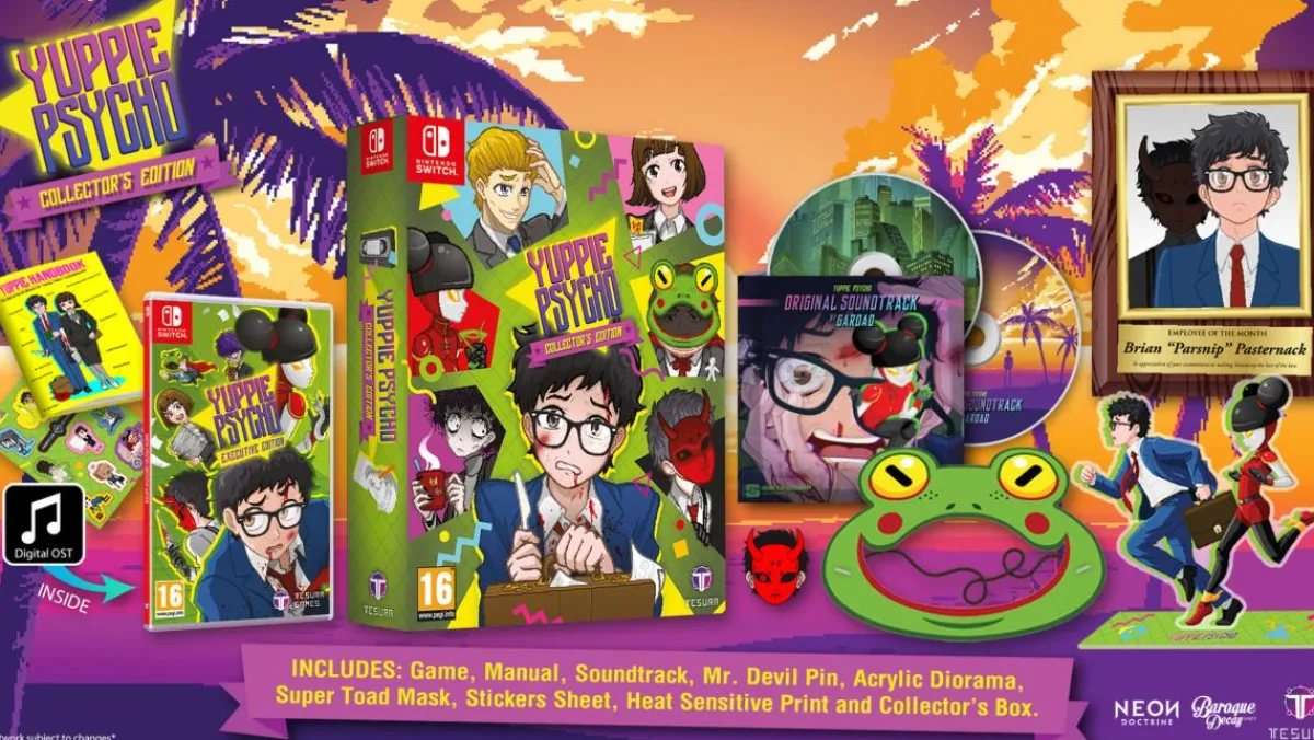 TESURA Yuppie Psycho Collector's Edition Nintendo Switch